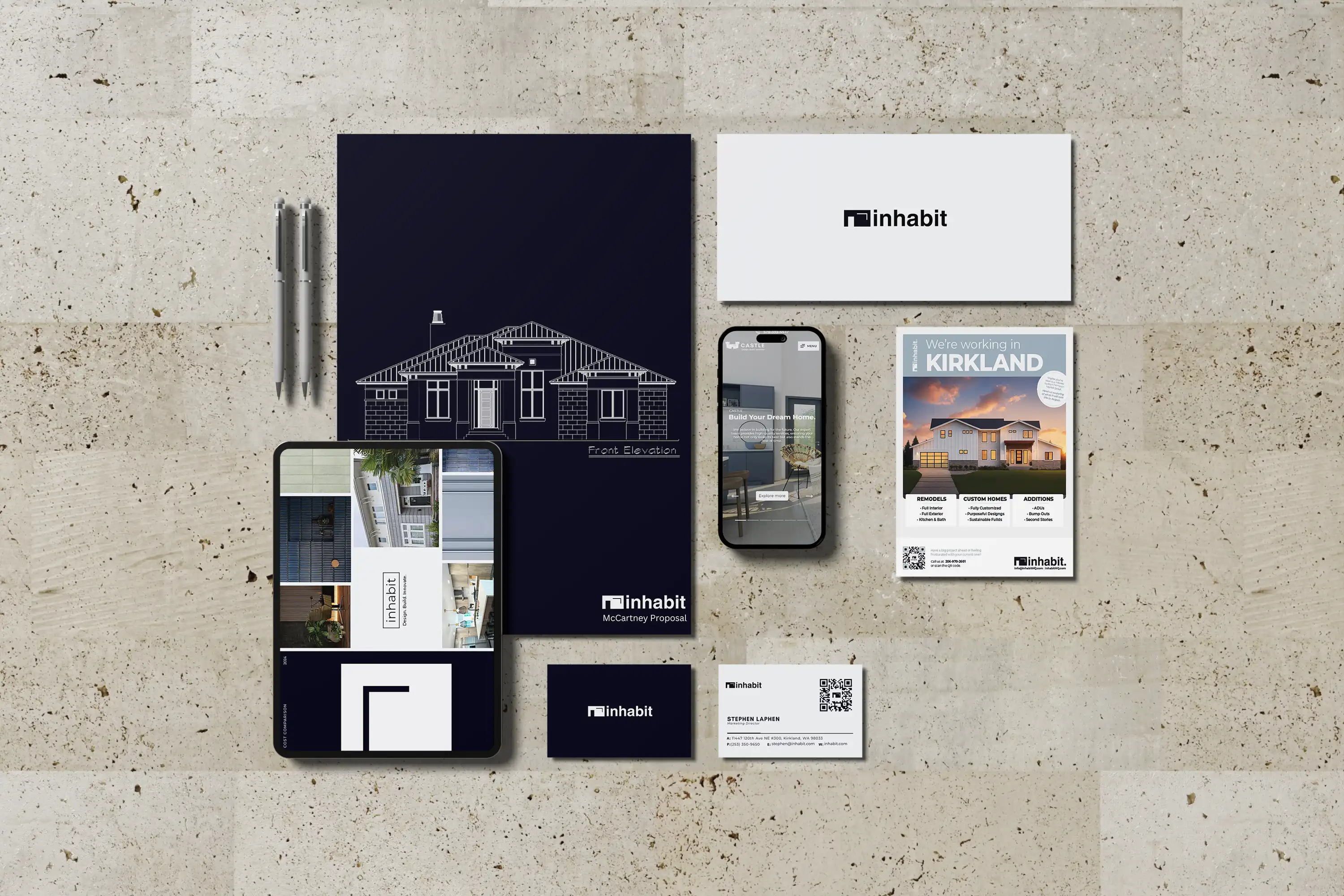 Sales and marketing collateral produced during the rebrand sprint